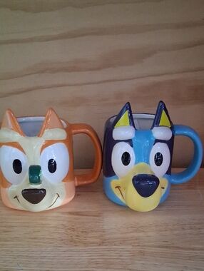 Bluey & Bingo Ceramic Mugs Set Of 2